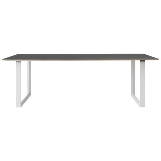 Muuto 70/70 Bord 108x295 cm Linoleum Sort / Grå