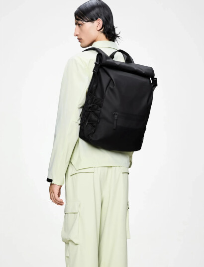 Rains Trail Mountaineer Rolltop W3 Black ONE SIZE Rains Trail Mountaineer Rolltop W3 Black ONE SIZE