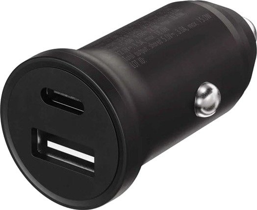 X2O 30W Dual Car Charger USB-C/A - Black
