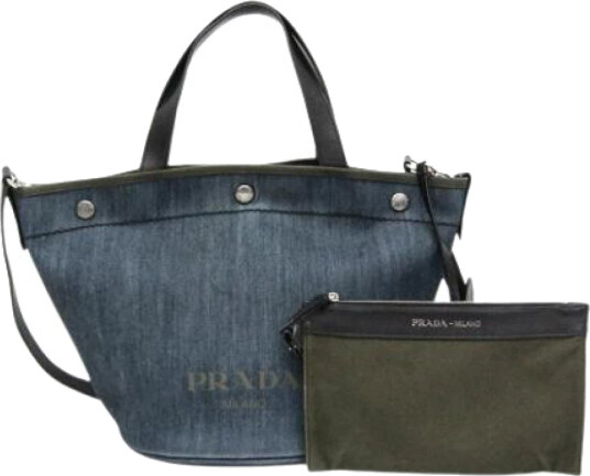 Prada Vintage Dame Blå Prada Vintage Dame Blå