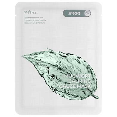 Isntree Mugwort Calming Gauze Mask 10pcs