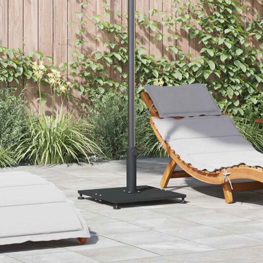 vidaXL Parasollfot Svart 45 x 45 x 31 cm