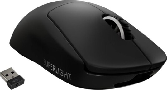 Logitech G Pro X Superlight Trådløs Gamingmus Sort 910-005881