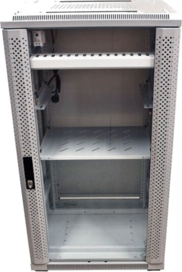 Allnet All-Snb6932bdgrau Frittstående Hylle 32U 500 Kg Nøkkellås 93 Kg Grå
