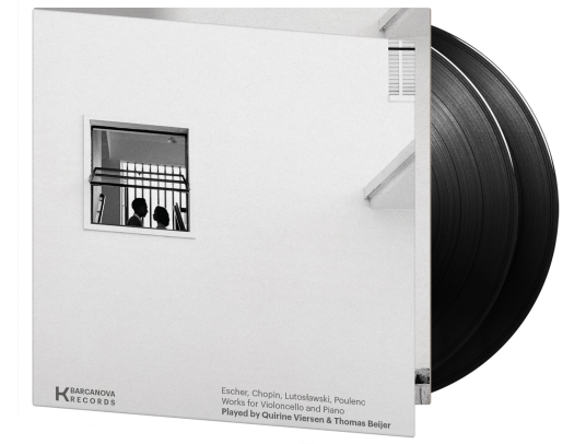 Quirine Viersen Thomas Beijer  Escher Chopin Lutoslawski Poulenc: Works for violoncello and piano  LP/Vinyl
