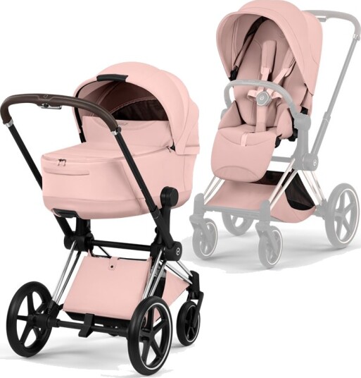 Cybex Priam Style Collection Chrome/Peach Pink