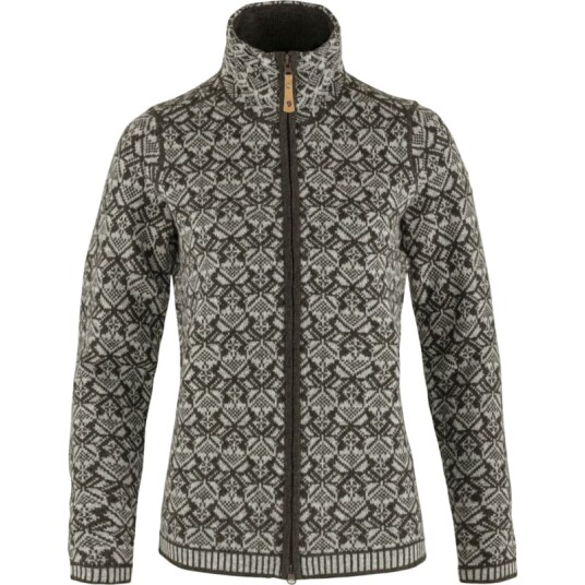 Fjellreven Women's Snow Cardigan ( 2022 ) M , Dark Olive