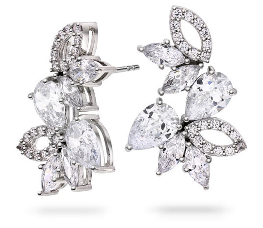 Pan Jewelry, Øredobber i 925 sølv med zirkonia