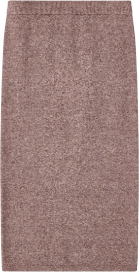 Lexington Clothing Straight Fit Knitted Skirt   Brown   XL