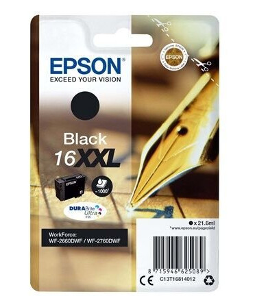 Epson 16XXL - Blekkpatron Svart Epson 16XXL - Blekkpatron Svart