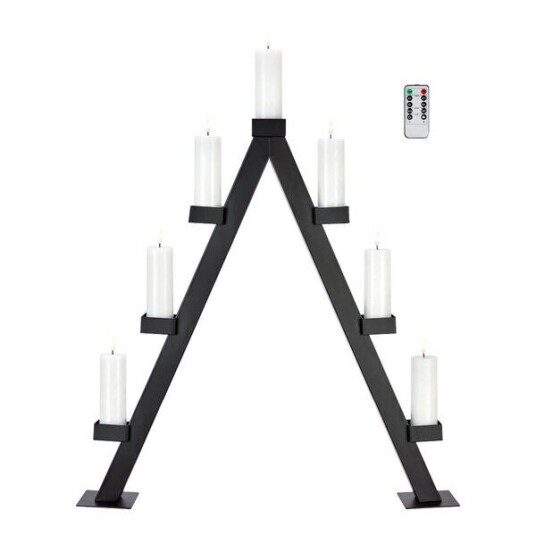 Markslöjd Arbor Lysestake 7 lys 85 cm svart Markslöjd Arbor Lysestake 7 lys 85 cm svart