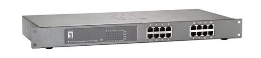 LevelOne FEP-1612W150 - switch - 16 ports - rack-mountable (4015867199886)
