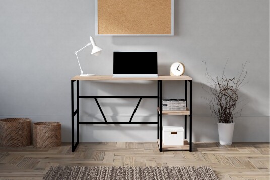 Skrivebord Jaxar 120 cm Natur