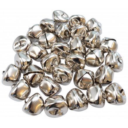 Infinity Hearts Bjeller Rasleklokker 25 mm Metall 30 stk