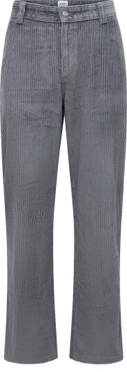 Lee Jeans Loose Workwear Chino   Grey   36 x 32