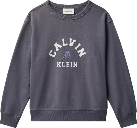 Calvin Klein Varsity Cn Sweatshirt   Grey   164