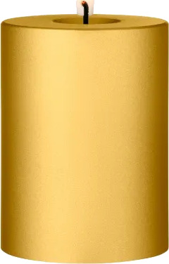 ester & erik ester & erik blokklys LED 90 Gold Metallic 10 cm