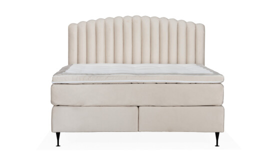 Soffadirekt OPERA/PRIMO HIGH 180 Sengesett Velvet Beige