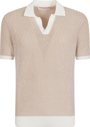 Orlebar Brown Herre Topper Brun S,