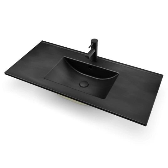 Vikingbad ADA D46 Møbel B60-120cm Svart Matt / Thin H1,8cm 100cm VB-015306