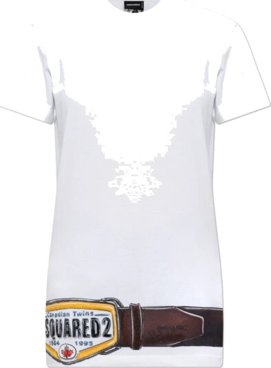 Dsquared2 Dame Topper Hvit 2XS, Dsquared2 Dame Topper Hvit 2XS,