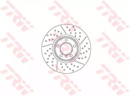 Bremseskive TRW DF6604S