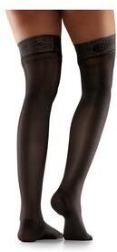 Mabs Nylon Stay Up Black   Flere størrelser
