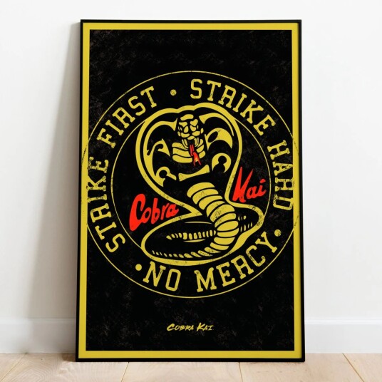 Cobra Kai Plakat Emblem