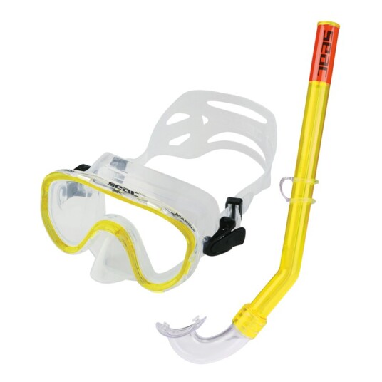Seac Snorkelsett Marina Gul