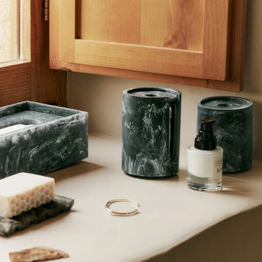 Ferm Living Mist Soap Dish Charcoal Ferm Living Mist Soap Dish Charcoal