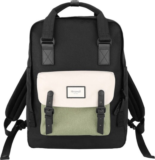 Himawari 1010 PC-Ryggsekk Svart/Grønn 15.6"