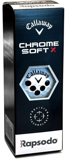 Callaway Rpt Chrome Soft X Golfball Hvit 3 Stk
