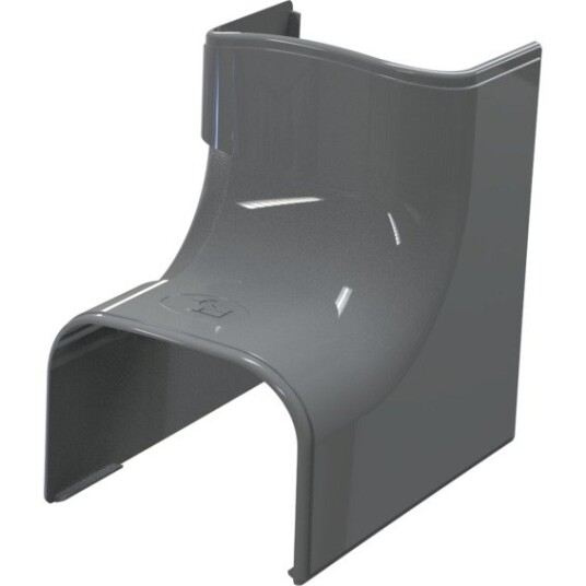GrøntKlima AS Optima T Bend Innvendig CAI75 75 X 56mm Antrasitt Grå