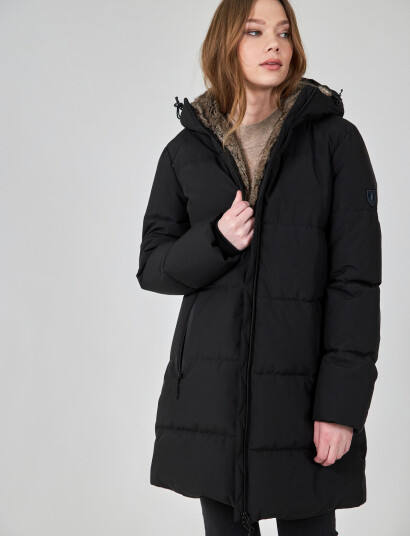 Jofama Caroline Puffer Coat   Black   42