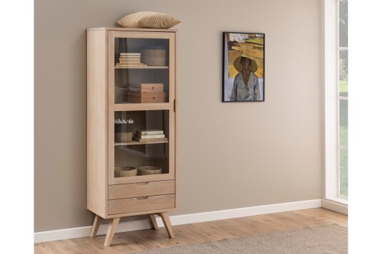 Kolinis Vitrineskap 190 cm Hvid