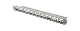 Digitus 1U Patchpanel 24x RJ-45 Grå RAL 7035