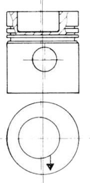 Stempel KOLBENSCHMIDT 93831610