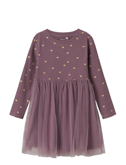 Name It Nmfnadja Ls Dress Noos   Purple   98