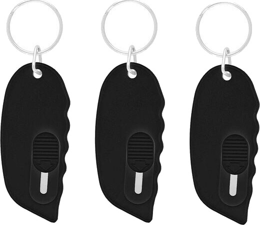 3 pakning minikuttere med nøkkelring