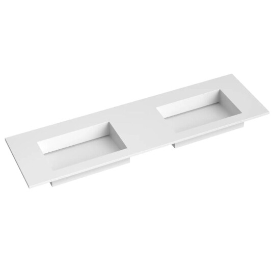 Korsbakken Bad Corian 160 Dobbel u/Kranhull 383802161