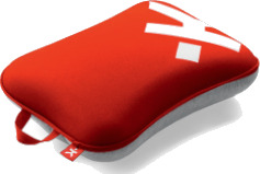 Travel Pillow Mini - Rød/Hvit