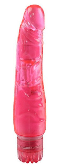 Pink Pleasure Slim Penis Shaped Vibrator