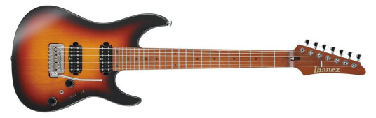 Ibanez Az24027-Tff El-Gitar 7 Strenger M/case, Tri Fade Burst Flat, Prestige Az