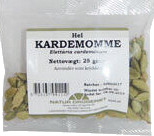 Natur Drogeriet Natur-Drogeriet Kardemomme Hel Grønn 25g Natur Drogeriet Natur-Drogeriet Kardemomme Hel Grønn 25g