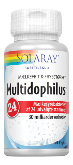 Solaray Multidophilus 24 Daglig+ 60 Kapslar Solaray Multidophilus 24 Daglig+ 60 Kapslar