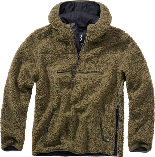 Brandit Teddyfleece Worker Genser L Grønn Brandit Teddyfleece Worker Genser L Grønn