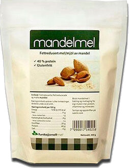 Funksjonell Mat Mandelmel 400g