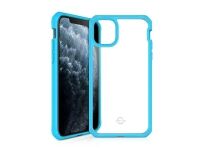 ITSKINS HYBRID SOLID cover til iPhone 11 Pro Max / XS Max®. Blå og gennemsigtig