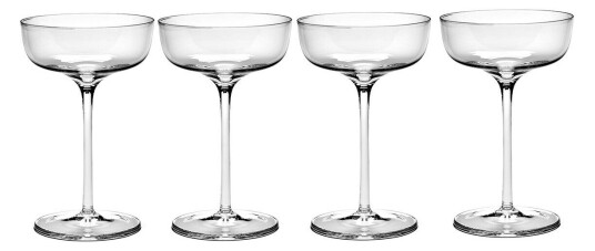 Serax Passe-Partout champagneglass avrundet 15 cl 4-pakning Klar