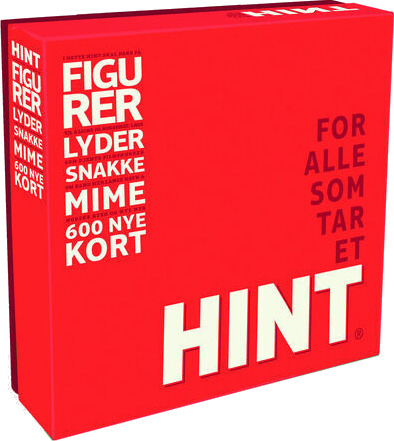 Brettspill Hint Rød - Norsk Utgave Brettspill Hint Rød - Norsk Utgave